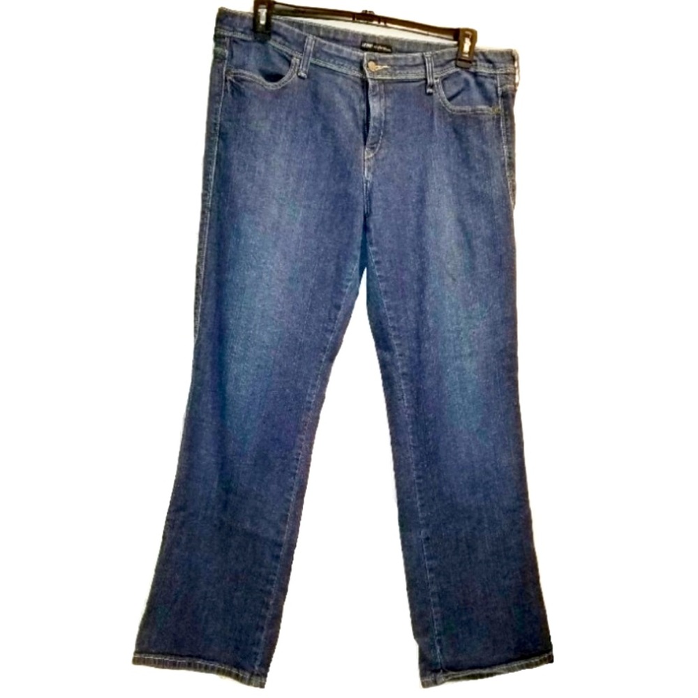 LEVI’S 👖 SILVER TAG RED TAB EMBELLISHED STRETCH BLING BOOTCUT JEANS Women’s 16 M - Picture 6 of 10